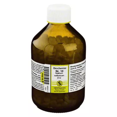 BIOCHEMIE 10 Natrium sulphuricum D 12 tabletta, 1000 db