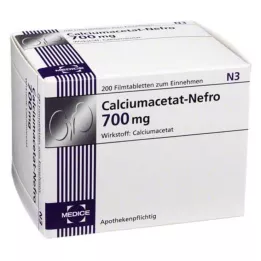 CALCIUMACETAT NEFRO 700 mg filmtabletta, 200 db