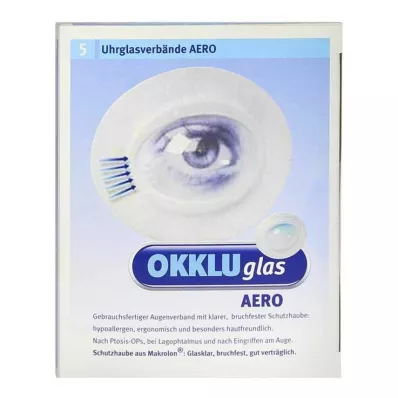 OKKLUGLAS Aero óraüveg kötszer, 5 db OKKLUGLAS Aero óraüveg kötszer, 5 db