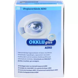 OKKLUGLAS Aero óraüveg kötszer, 20 db