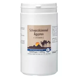 SCHWARZKÜMMEL ÄGYPTEN+E kapszula, 1000 kapszula