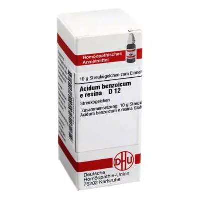 ACIDUM BENZOICUM E Resina D 12 golyó, 10 g