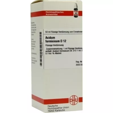 ACIDUM FORMICICUM D 12 Hígítás, 50 ml