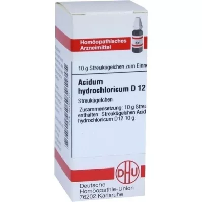 ACIDUM HYDROCHLORICUM D 12 gömböcske, 10 g