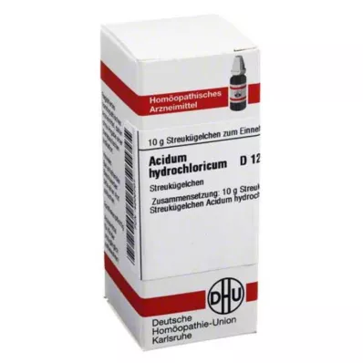 ACIDUM HYDROCHLORICUM D 12 gömböcske, 10 g