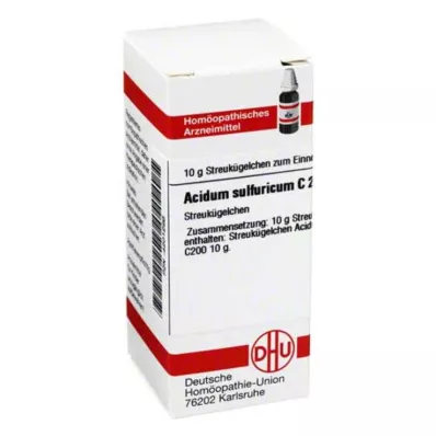 DHU Acidum sulfuricum C 200 golyócskák, 10 g