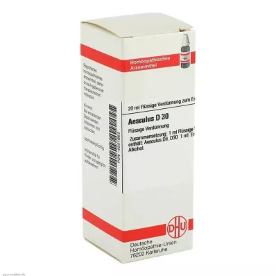 AESCULUS D 30 Hígítás, 20 ml