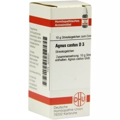 AGNUS CASTUS D 3 gömböcskék, 10 g