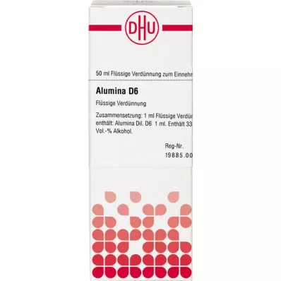 ALUMINA D 6 Hígítás, 50 ml