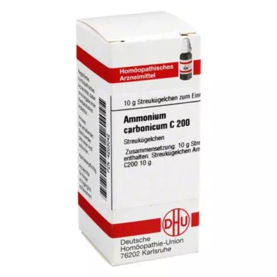 AMMONIUM CARBONICUM C 200 golyócskák, 10 g