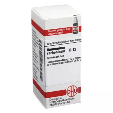 DHU Ammonium carbonicum D 12 gömböcskék, 10 g DHU Ammonium carbonicum D 12 gömböcskék, 10 g