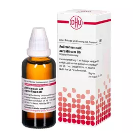 ANTIMONIUM SULFURATUM aurantiacum D 6 Hígítás, 50 ml