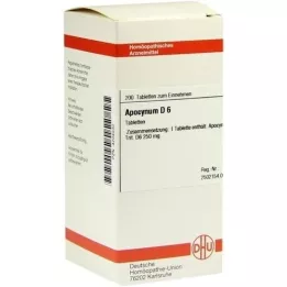 APOCYNUM D 6 tabletta, 200 db