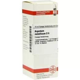 ARGENTUM METALLICUM D 6 Hígítás, 20 ml