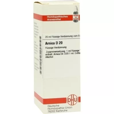 ARNICA D 20 hígítás, 20 ml