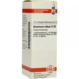 ARSENICUM ALBUM D 20 hígítás, 20 ml