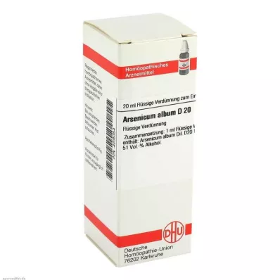 ARSENICUM ALBUM D 20 hígítás, 20 ml