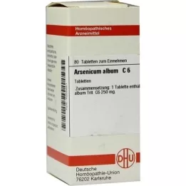 ARSENICUM ALBUM C 6 tabletta, 80 db