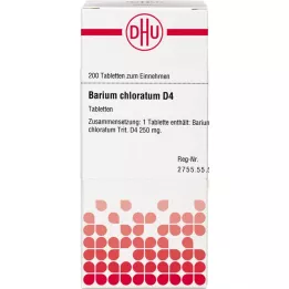 BARIUM CHLORATUM D 4 tabletta, 200 db