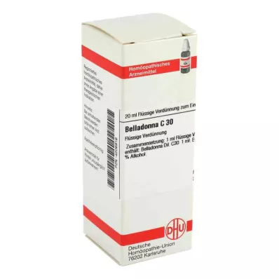 BELLADONNA C 30 hígítás, 20 ml