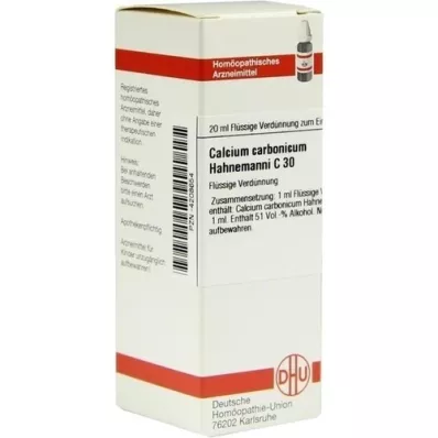 CALCIUM CARBONICUM Hahnemanni C 30 hígítás, 20 ml