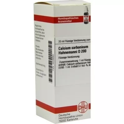 CALCIUM CARBONICUM Hahnemanni D 200 hígítás, 20 ml
