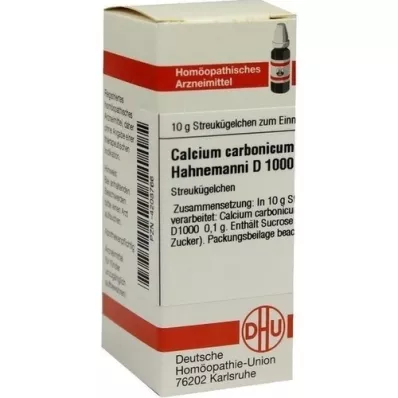 CALCIUM CARBONICUM Hahnemanni D 1000 golyó, 10 g