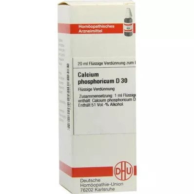 DHU Calcium phosphoricum D 30 hígítás, 20 ml