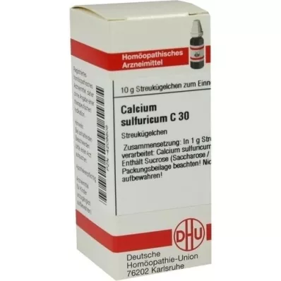 CALCIUM SULFURICUM C 30 gömböcskék, 10 g