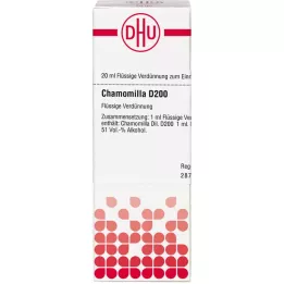 CHAMOMILLA D 200 hígítás, 20 ml