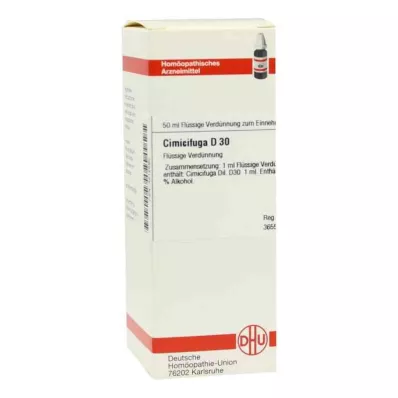 CIMICIFUGA D 30 hígítás, 50 ml