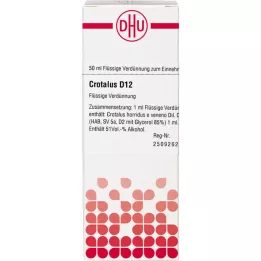 CROTALUS D 12 Hígítás, 50 ml