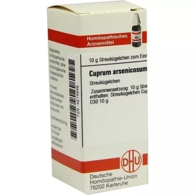 CUPRUM ARSENICOSUM D 30 gömböcskék, 10 g