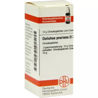 DOLICHOS PRURIENS D 3 gömböcskék, 10 g DOLICHOS PRURIENS D 3 gömböcskék, 10 g