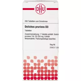 DOLICHOS PRURIENS D 3 tabletta, 200 db