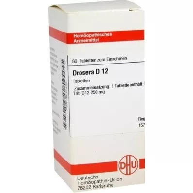 DROSERA D 12 tabletta, 80 db