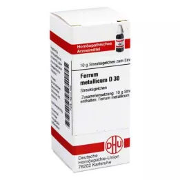 FERRUM METALLICUM D 30 gömböcskék, 10 g