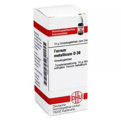 FERRUM METALLICUM D 30 gömböcskék, 10 g