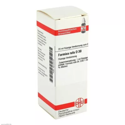 FORMICA RUFA D 30 Hígítás, 20 ml FORMICA RUFA D 30 Hígítás, 20 ml