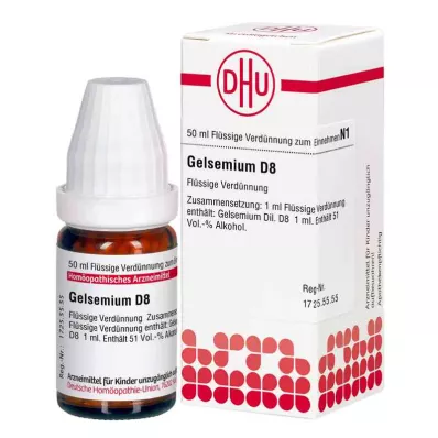 Gelsemium D8 hígítás (50 ml)