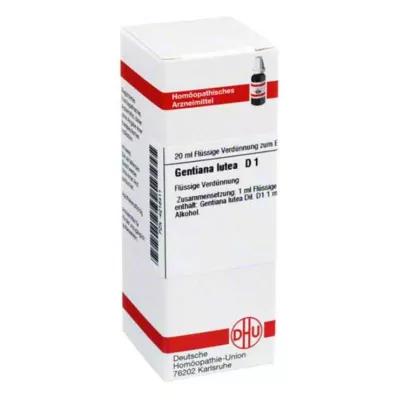 GENTIANA LUTEA D 1 hígítás, 20 ml