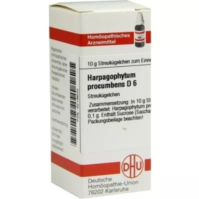 HARPAGOPHYTUM PROCUMBENS D 6 gömböcske, 10 g