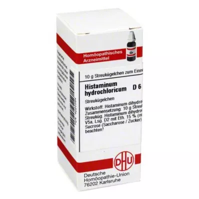 HISTAMINUM hydrochloricum D 6 gömböcske, 10 g HISTAMINUM hydrochloricum D 6 gömböcske, 10 g