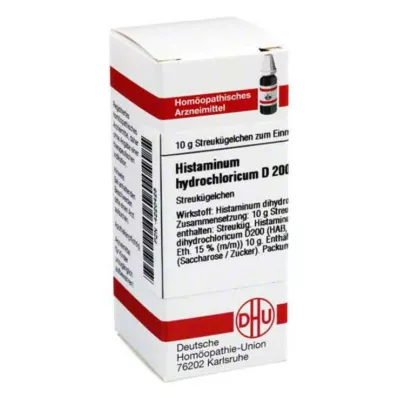 HISTAMINUM hydrochloricum D 200 golyócskák, 10 g