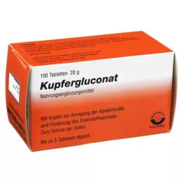KUPFERGLUCONAT tabletta, 100 db