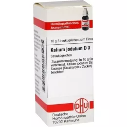 KALIUM JODATUM D 3 gömböcskék, 10 g