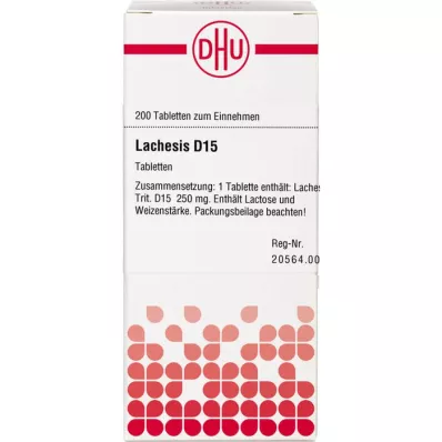 LACHESIS D 15 tabletta, 200 db