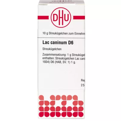 LAC CANINUM D 6 gömböcske, 10 g
