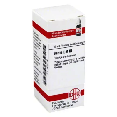 SEPIA LM III Hígítás, 10 ml SEPIA LM III Hígítás, 10 ml