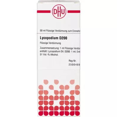 LYCOPODIUM D 200 hígítás, 50 ml